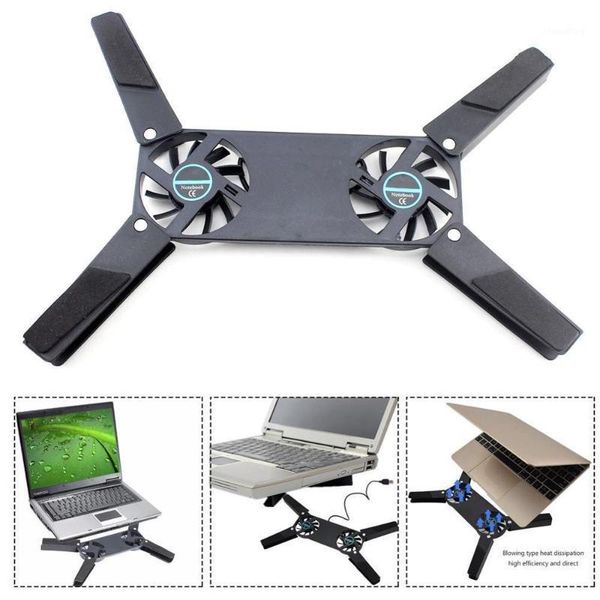 

rotatable usb fan cooling pad 2 fans cooler notebook cooler computer usb fan stand universal for lappc computer peripherals1
