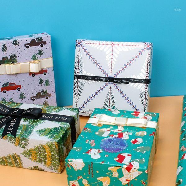 

gift wrap 5pcs waterproof christmas wrapping tissue paper packing present box package 11ua1