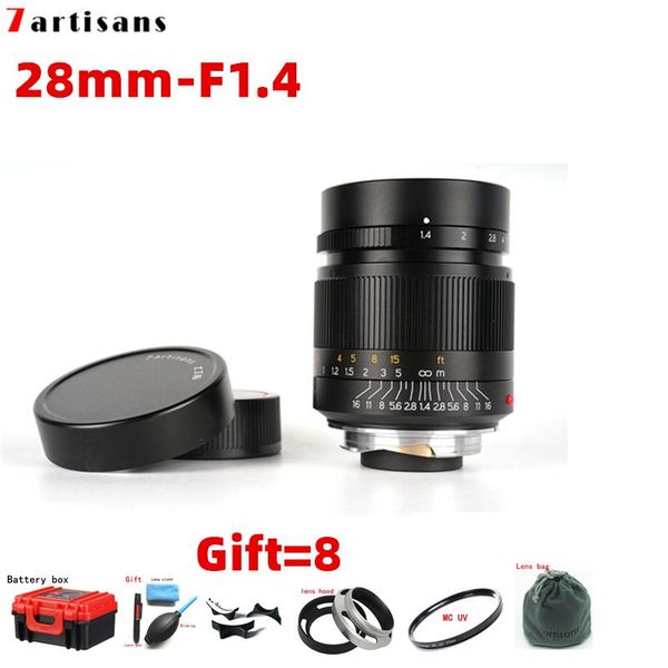

7artisans 28mm f1.4 large aperture paraxial m-mount lens for leica cameras m-m m240 m3 m5 m6 m7 m8 m9 m9p m10 ing