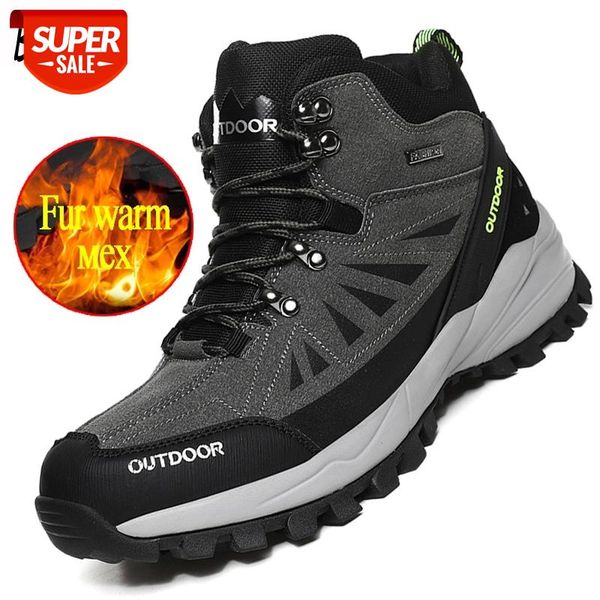 

brand men's winter boots plush warm men's snow boots outdoor comfortable designer sneakers fashion platform shoes #ki9e