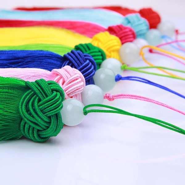 

6pcs lot 8cm pine cap fat tassels hanging rope silk sewing tassel trim decorative key tassels for curtain home decoration h jllmnj