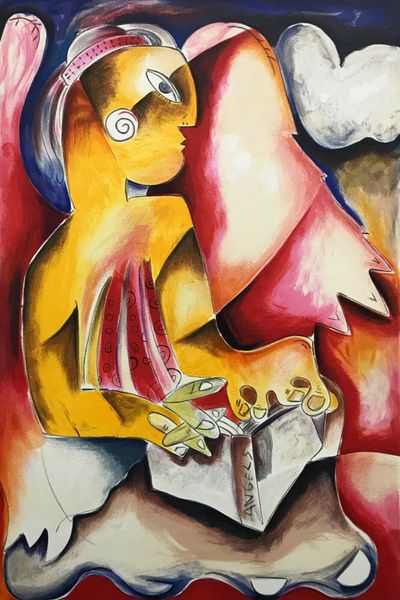 

artworks "flashlights from heaven" 2008 home decor handpainted &hd print oil paintings on canvas large wall art pictures 210113