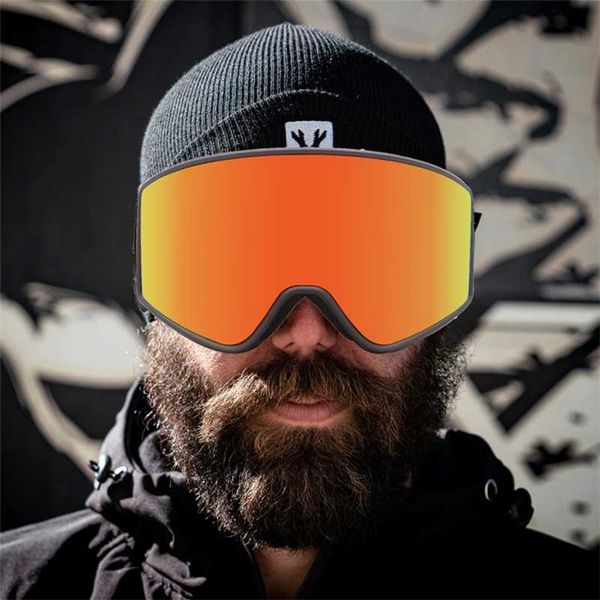 

winter outdoor sports ski goggles men's and women's double-layer uv400 anti fog big ski glasses ski climbing eyeglasses 220110