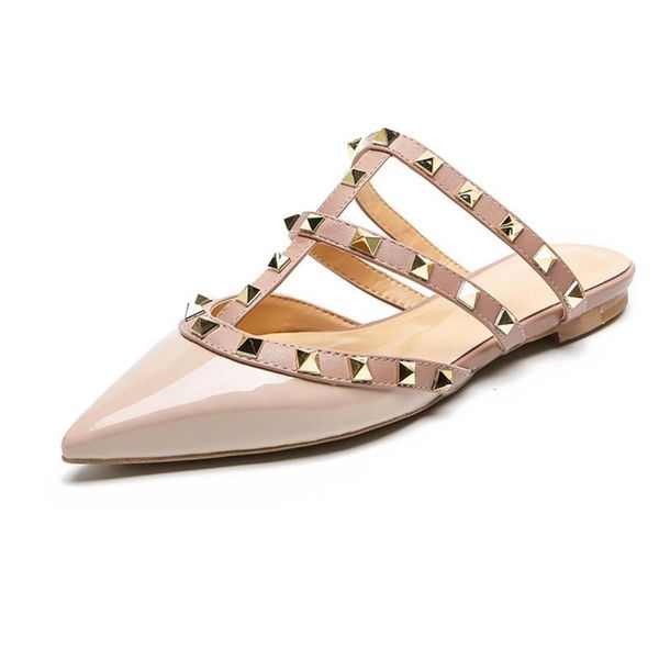 

dress shoes classical design studs rivets high heels women pumps, Black