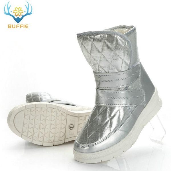 

padrisimos осень зима женщины boots silver загрузочный пряжка стиль новая мода экспорт плюс размер 36 41 shaft большой чистка jsh-m930, Black