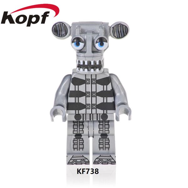 

xmy kf6071 mini midnight bear assembly cartoon building blocks man boy puzzle toy minifig anime doll bricks bag