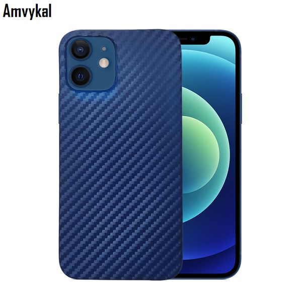 

матовое чехол для телефона защита от падения light pp углеродного волокна зерна защитный shell для iphone 12 pro max 12pro 12mini обложка