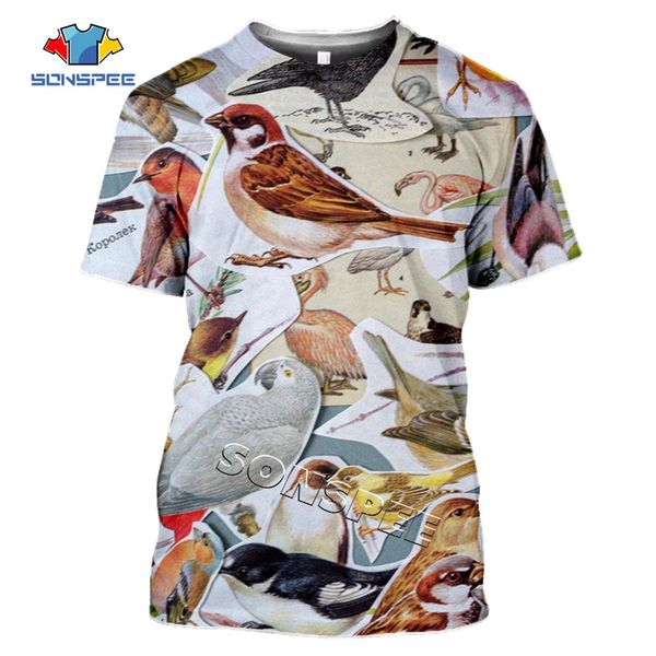 

animal bird insect summer homme pullover 3d print shirts horror plus size anime men clothing