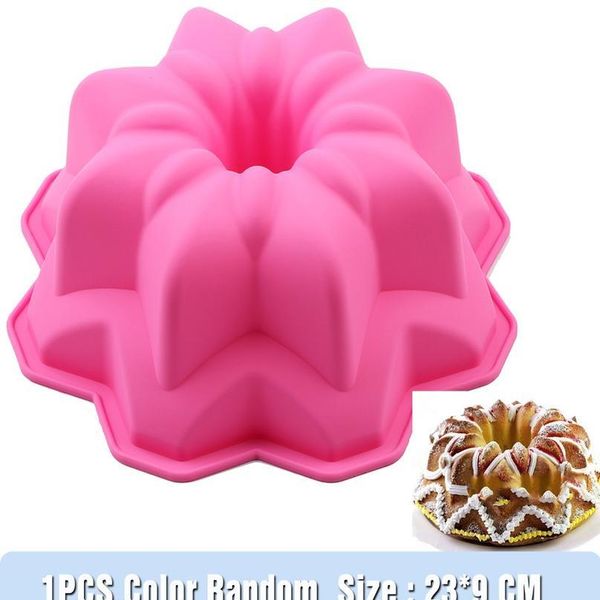 

new sile cake round pan baking mold 8 inch bpa- non-stick 3d bread cake form pizza pan diy birthday jllqdd