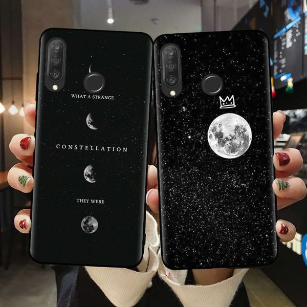 

qathe mobile phone case is huawei p10, p20, p30, p40 lite e, the shell is huawei p30 lite soft silicone rubber, the shell is beautiful catlk