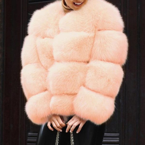 

winter jacket women plus size warm thick hooded coat solid color plush jacket abrigos mujer ropa de invierno para mujer 2021 #y3, Black