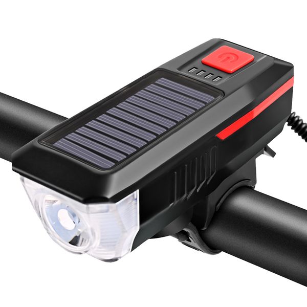 

charging horn bicycle mobile phone mount holder rotating stents solar car light