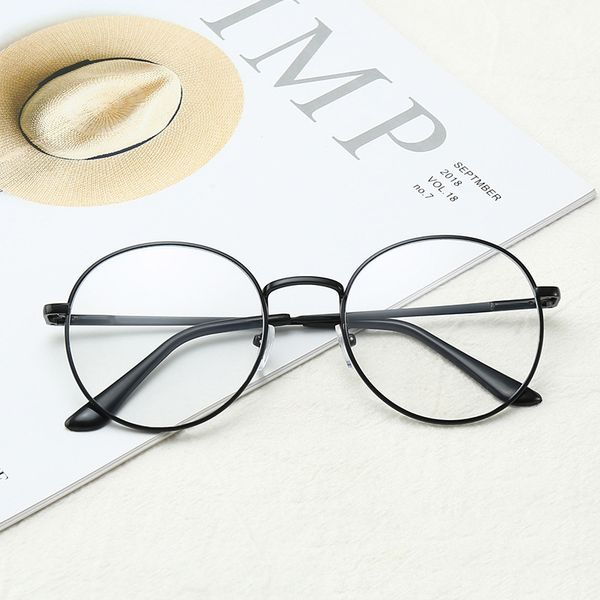 

vintage reading glasses newultra metal round light frame myopia spectacles classic nearsighted eyeglasses2021