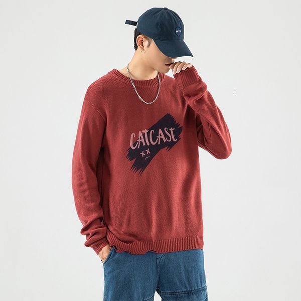 

2021 new fashion classic o-neck sweater men's black pull plus oversized -5xl long sleeves pullover for autumn spring winter eob3, White;black