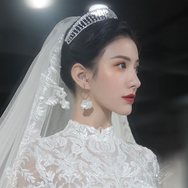 

crown headdress bridal net red 18-year-old mori xianmei dress wedding accessories 2020 new, Silver