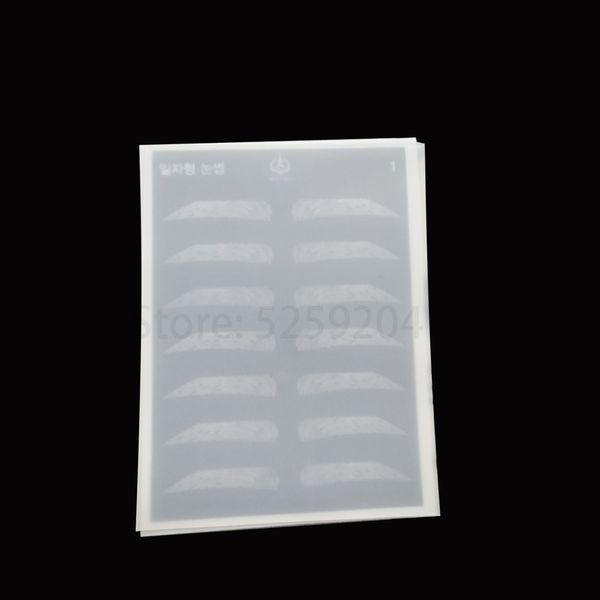

10pcs transparency practice skin 18.5cm*14.cm fake practice skin for microblading tattoo machine skin accessories