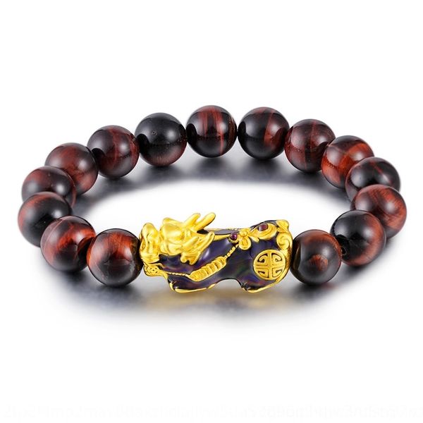 

gimaz мужская red tiger eye 15 цвет камня меняется igw2n jewelrybuddha ювелирные изделия браслет бисер бусины 12мм браслет ювелирных изделий, Golden;silver