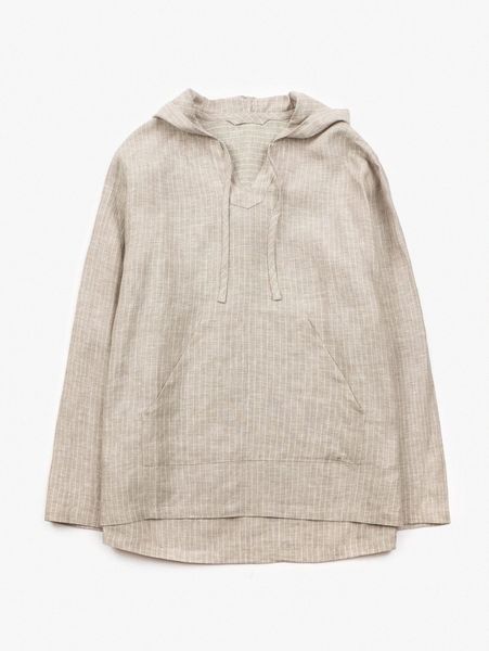 

men striped print high-low hem drawstring hooded k7uv#, White;black