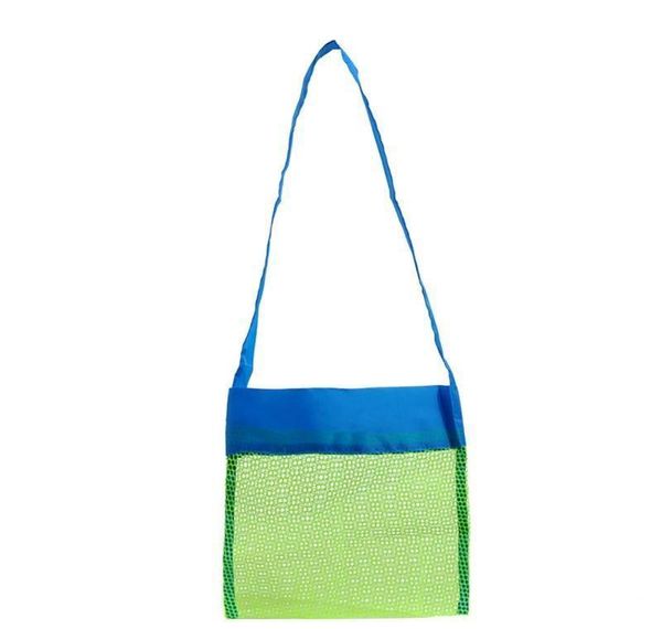 

wholesale- applied enduring children sand away beach mesh bag children beach toys clothes towel bag baby toy collection nappy folding bbyic