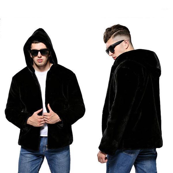 

2020 winter vest faux fur coat jacket outerwear women jacket fur comfortable unhairing plus size s 4xl keep warm1, Black