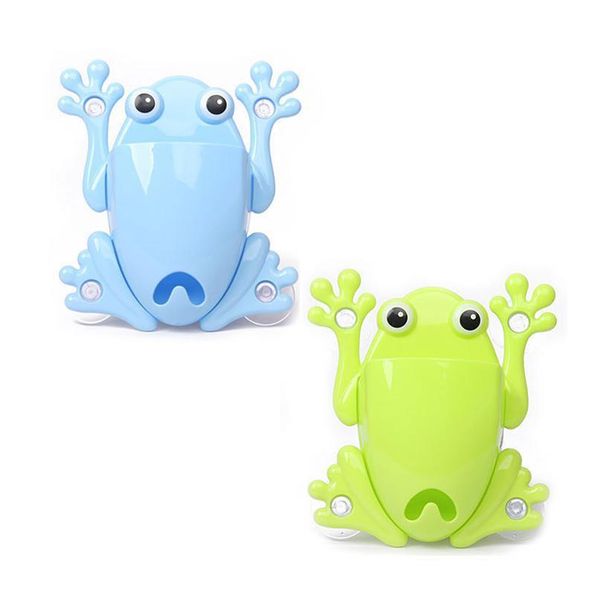 

a cartoon sucker frog toothbrush holder wall suction hook tooth brush holder home decor for kids bathroom acc bbyrzo