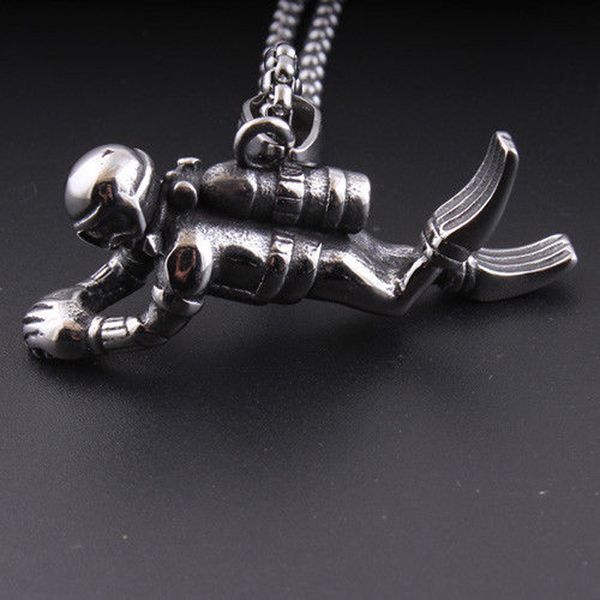 

горячие продажи мода ретро унисекс ожерелье из нержавеющей сталь мужчины череп кулон ожерелье хип-хоп панк кросс ожерелье партия ювелирные и, Silver