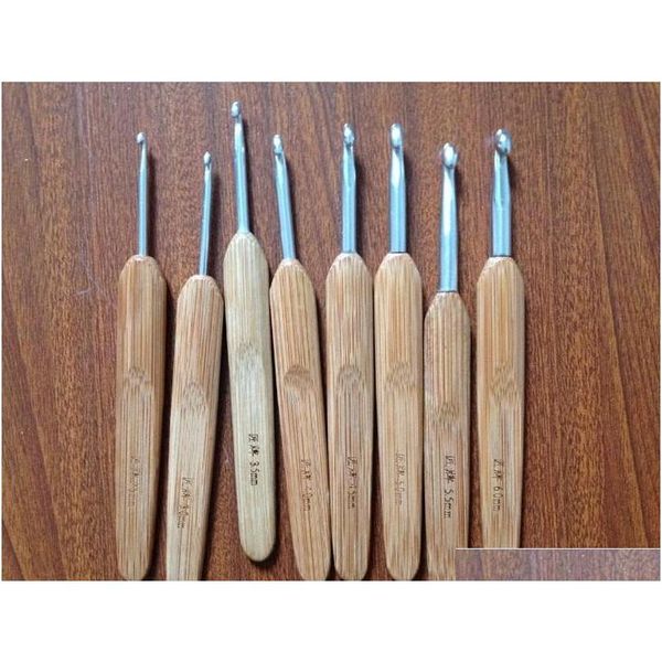 

bamboo handle hook needle set ssat hook sweater needle yarn cottiers knitting needles, knitting tools crochet qylwpx hxclothes, Black