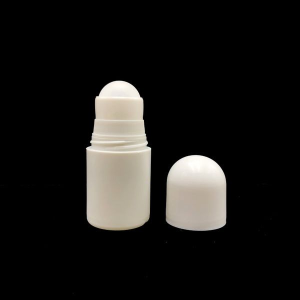 

plastic roll on bottles white empty 30ml roller 30cc rol-on ball bottle deodorant perfume lotion light container