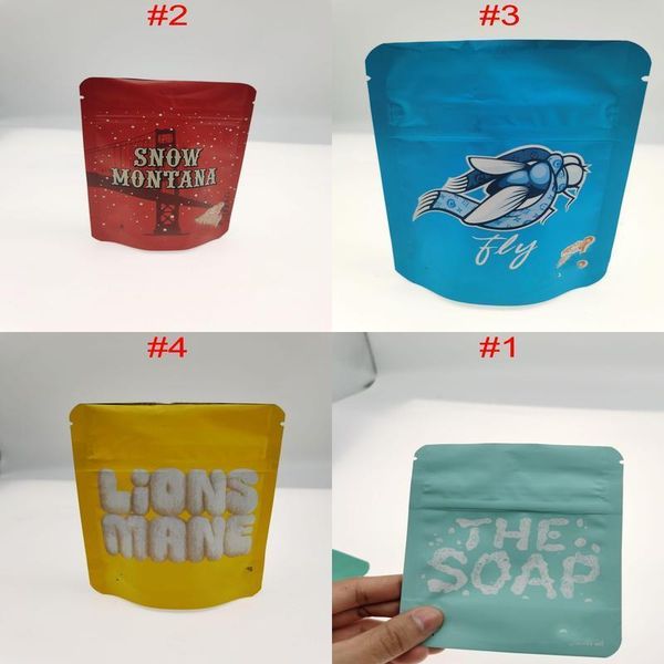 

snow montana red child resistant mylar bags zipper packaging 3.5g childproof edibles pouch retail packaging bags wmtiqt dhsybaby