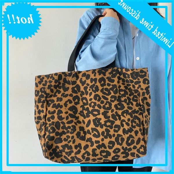 

fashion leopard single shoulder 2020 new tote handbag leisure foreign style large capacity shopping bag