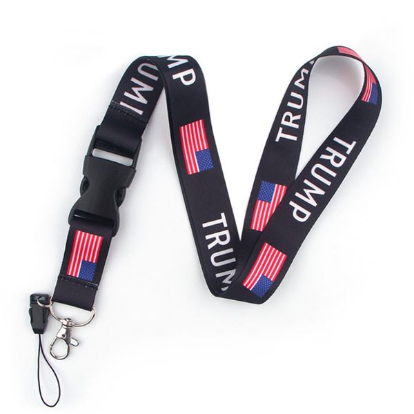 

3 style trump lanyard phone neck strap make america great again id badge holder necklace strings novelty items wholesale dha506