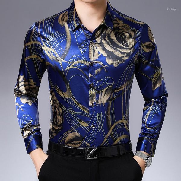 

selling mens autumn & spring floral printing casual dress shirt long sleeves floral shirts, White;black