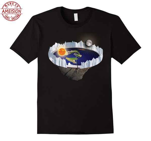 

funny men t shirt novelty tshirt flat earth with ice wall shirt t shirt funny t shirts solid short casual sport hooded sweatshirt hoodie