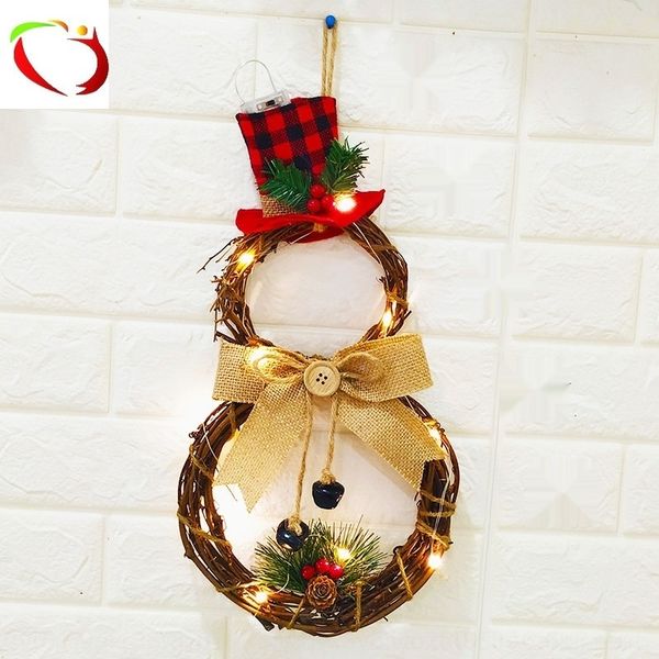 

opcuq горячие декоративные рождественские венок торговый центр цветы flowersaccessories цветы рождественские украшения снеговика светодиодны