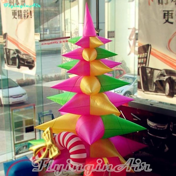 

3m/5m colorful tree inflatable christmas tree for christmas decoration1