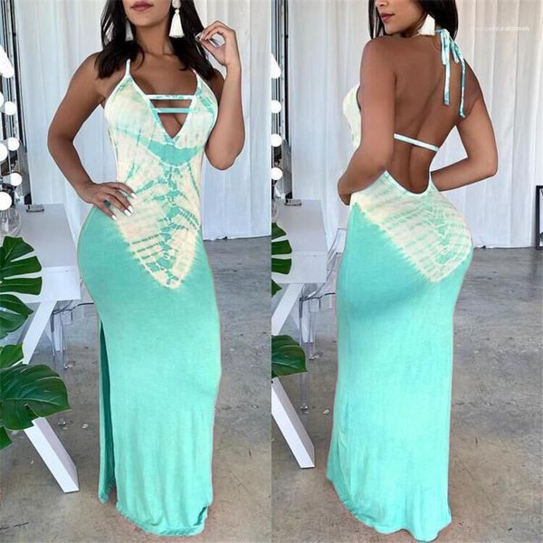 

halter backless dresses with criss-cross sashes natural color sleeveless casual dress womens flora printed dresses sexy, Black;gray