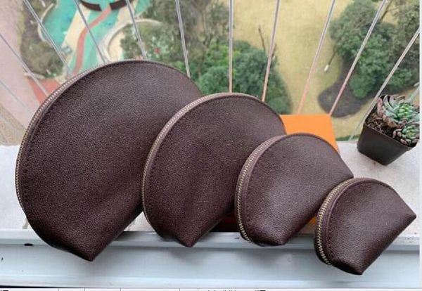 

2020 fashion women cosmetic purses organizer famous bag bag toiletry pouch make cluch makeup ladies organizador up bags travel 4pcs wgrnx, Red;black