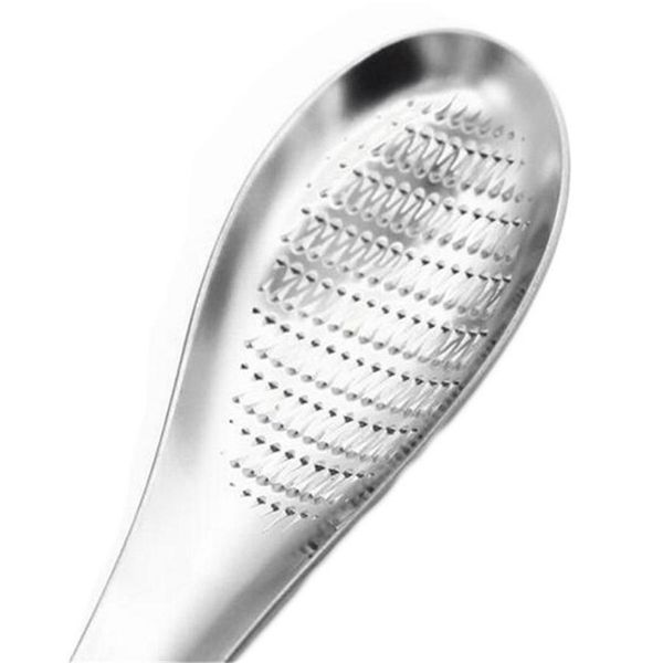 

practical stainless steel garlic ginger grater grinder lemon zester spoon wasabi grinding tools kitchen a jllbne bdefight