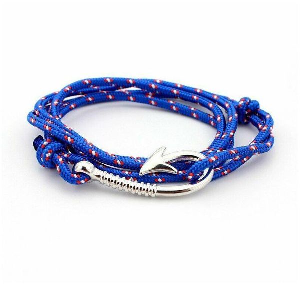 

multi layer anchor bracelet handmade sailor jewelry rope charm wristband mul qylhxb
