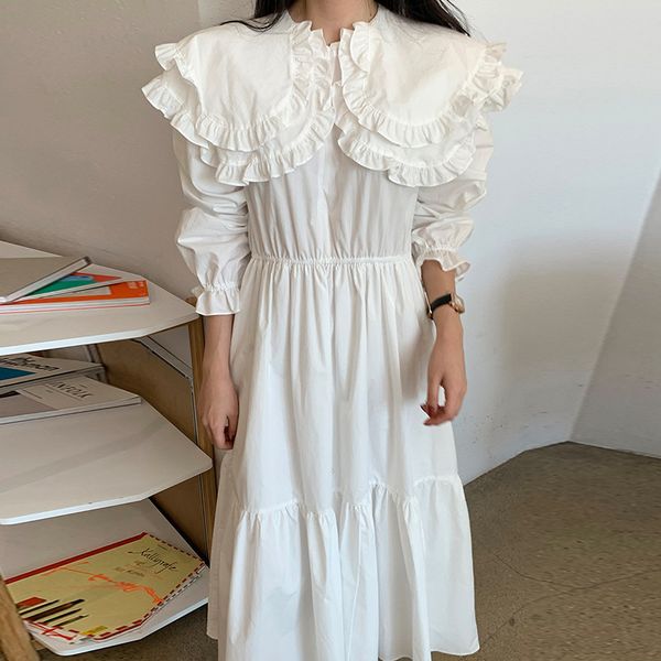 

2021 new female vintage 2 sets kawaii style suits two pieces white dress short sweater chic skirt and upper set clothes 1ijp, Gray