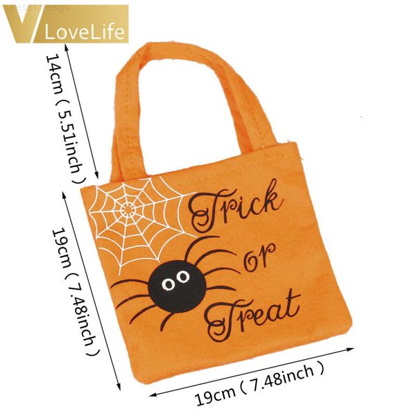 

diy event party supplies gift candy food bag decoration halloween sack pumpkin bags nonwovens spider web