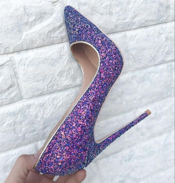 

dress shoes party women bling super high heels luxury sapato feminino wedding zapatos de mujer fashion ladies tide, Black