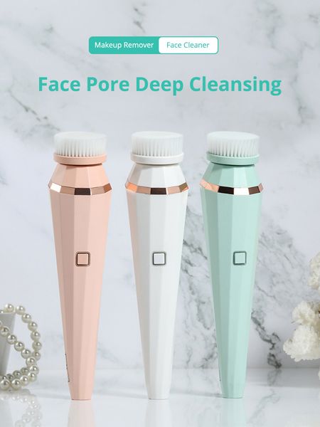 

face cleansing brush electric 4-in-1 sonic blackhead exfoliating silicone face cleaner skin tightening massage home spa skin care for women