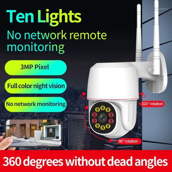 

cameras 2mp ptz wifi mini camera ip outdoor home security ai human detection voice alarm hd night vision cctv1