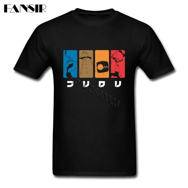 

flcl short sleeved t-shirt boy personality camisetas round neck men t-shirt for team sport hooded sweatshirt hoodie