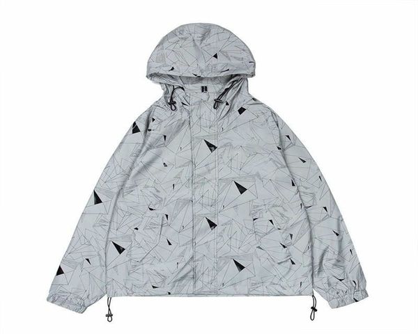 

men's fluorescent fashion casual jacket black nightcrawler wardrobe must-have burst type reflective coating, Black;brown