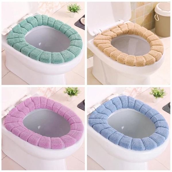 Universal quente e macio lavável Toilet Seat Cover Mat Set para a decoração Home Closestool Mat assento Caso Toilet Tampa Tampa Acessórios