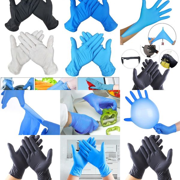 

500pcs disposable nitrile latex for food laboratory cleaning rubber gloves multifunctional home toolsacn