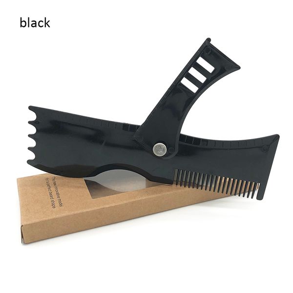 5 In 1 Men Beard Shaping Styling Template Comb Rotatable Mens Beards ...