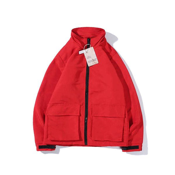 

20fw женщин людей куртки для зимы осени моды сплошной цвет куртки с letter printed карманный мужские пальто 2 цвета размер m-2xl, Black;brown